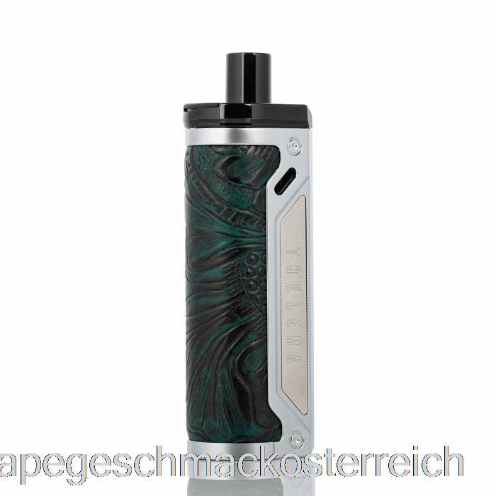 Lost Vape Thelema 80W Pod Mod Kit Edelstahl / Ukiran-Leder Vape-Geschmack